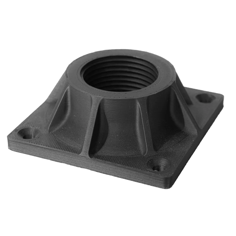 FDM-printed threaded flange