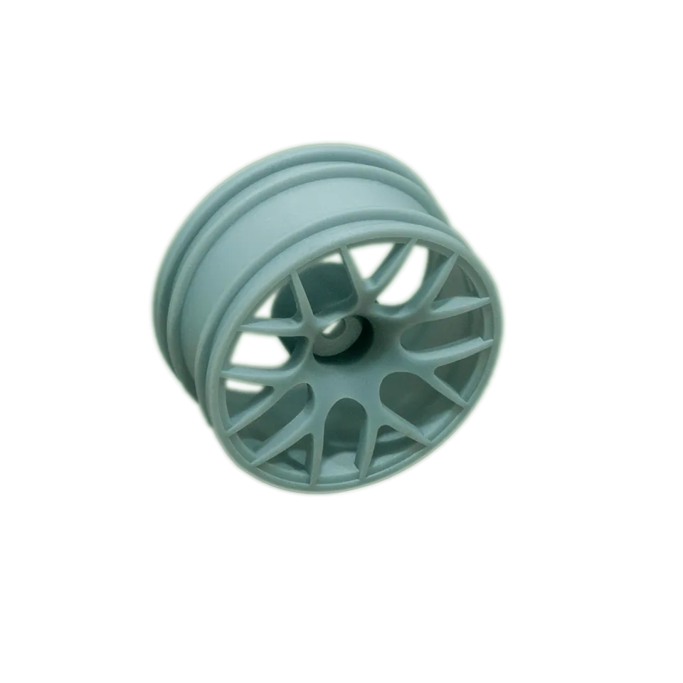 SLA-printed wheel with fine spokes